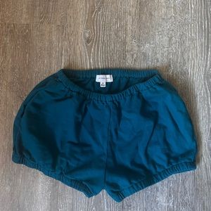 Something Navy Quilted Teal Shorts